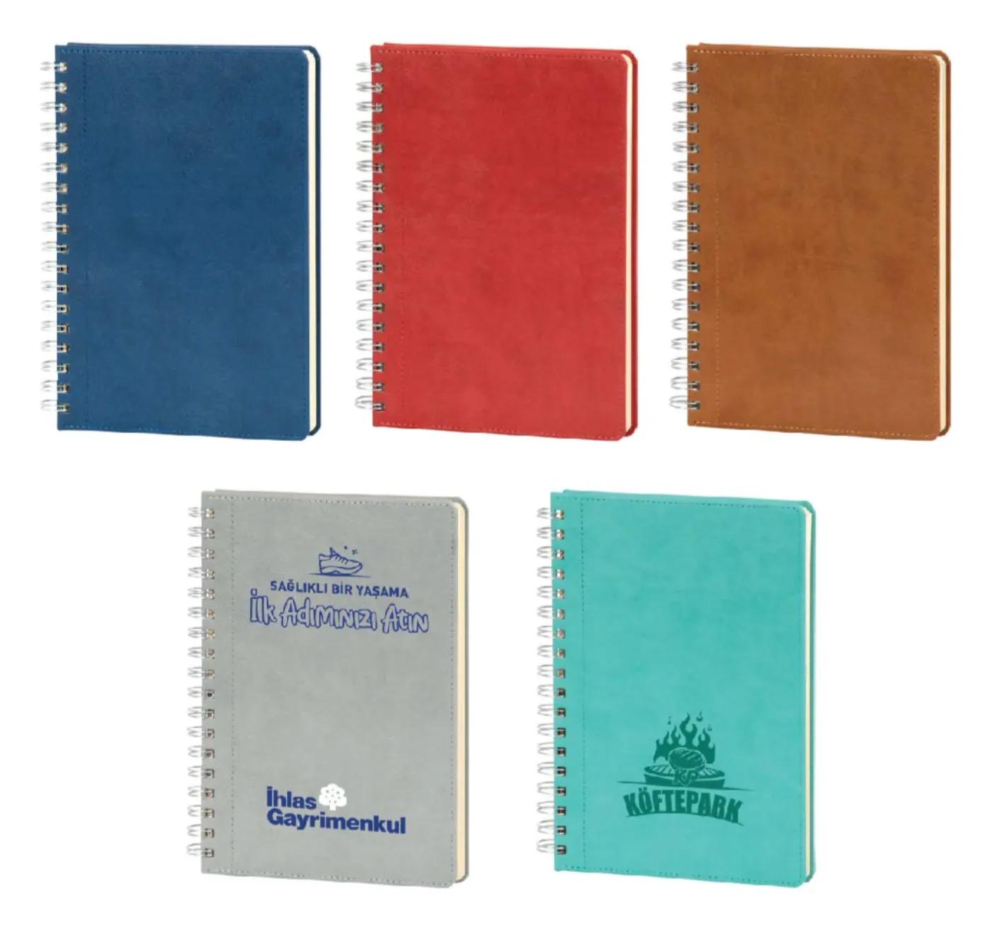 Promosyon Tarihsiz Defter ( 17 x 24 cm ) ( İç Sayfalar Kareli ) ( Sipiralli ) TD-950