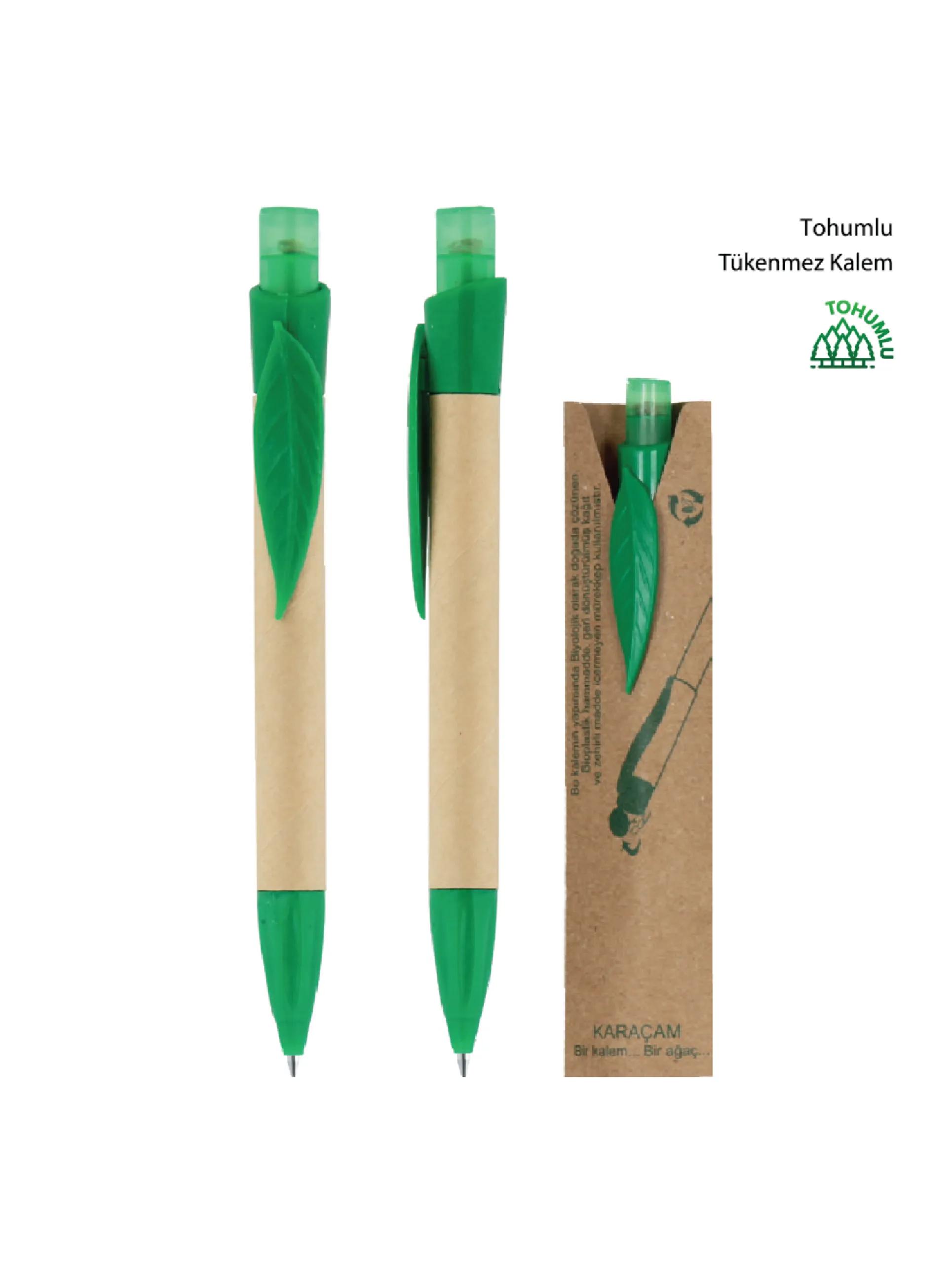 Promosyon Geri Dönüşümlü Tohumlu Tükenmez Kalem LGDK-150