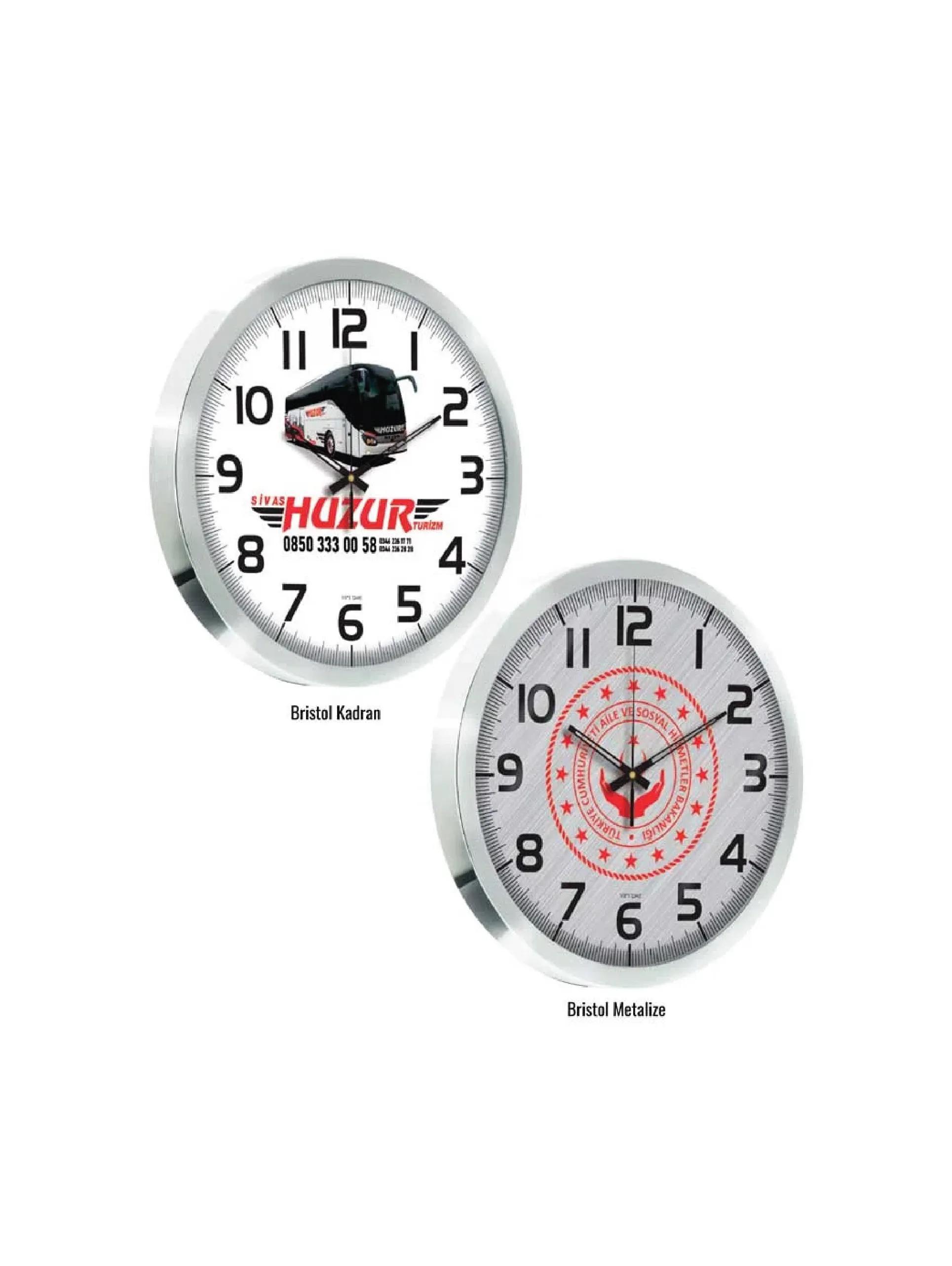 Promosyon Duvar Saatleri ( 30 cm ) Metal Kasa LDS-550