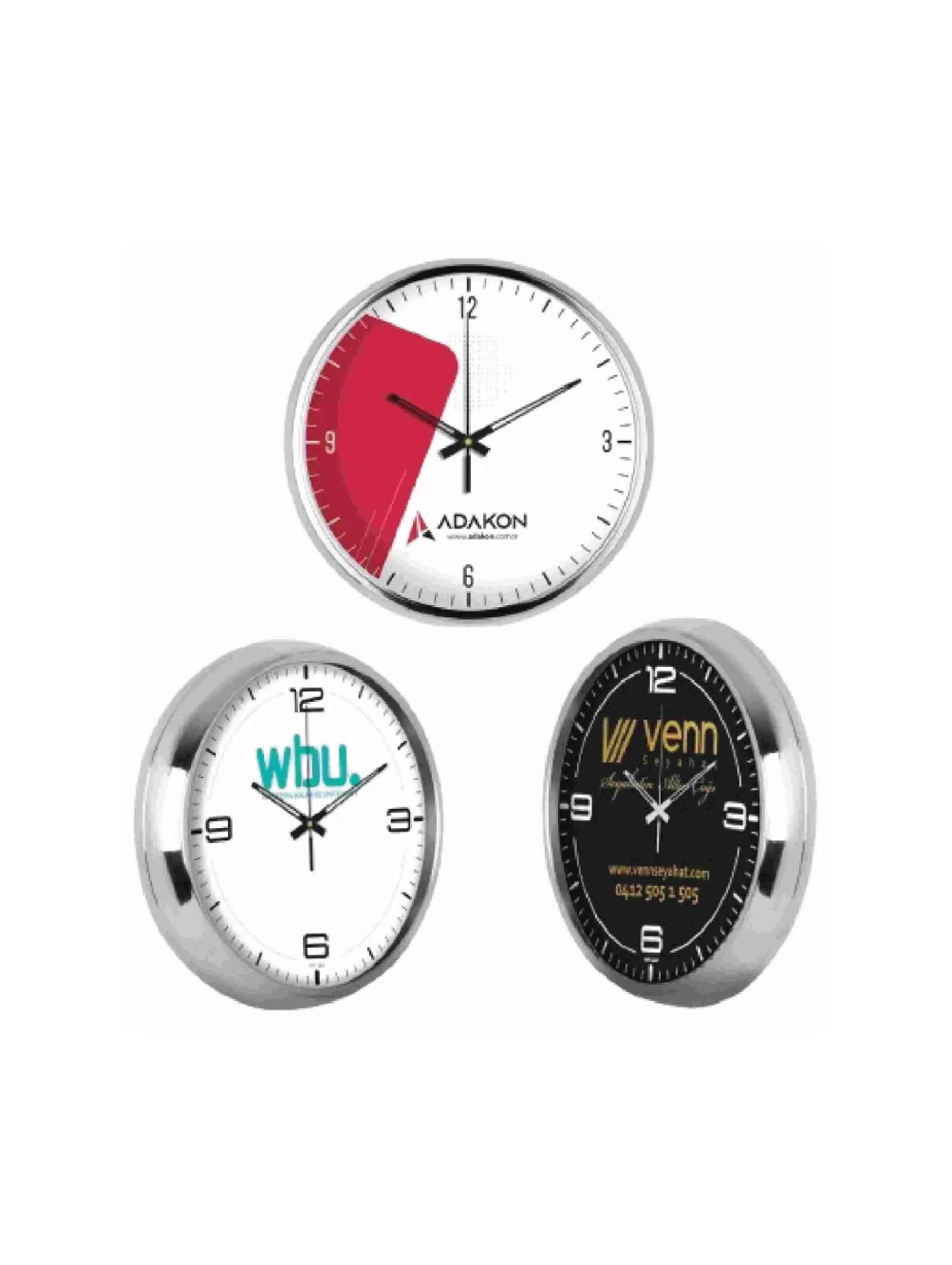 Promosyon Duvar Saatleri (31 cm ) Metal Kasa LDS-850