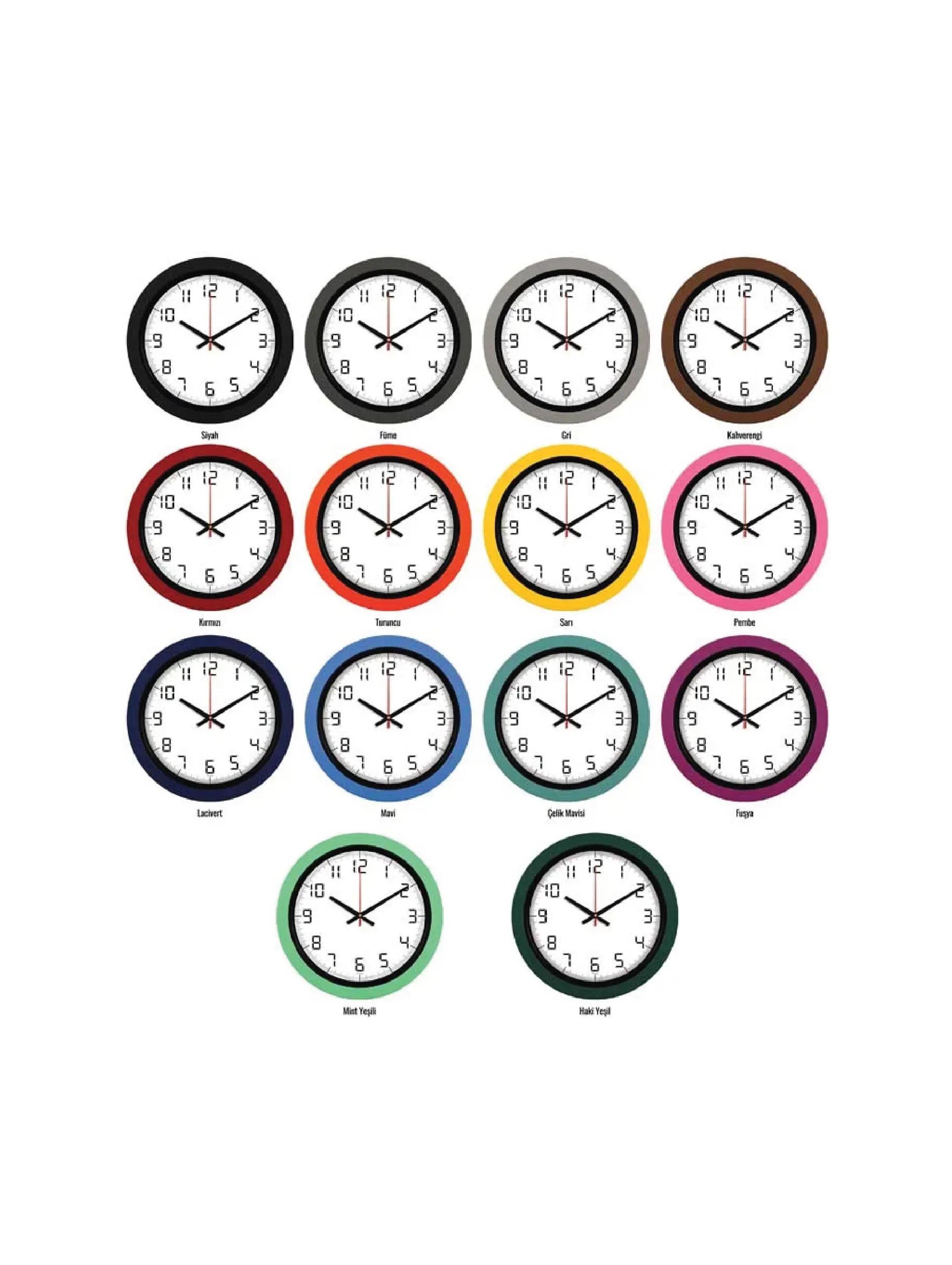 Promosyon Duvar Saatleri (40 cm) Plastik Kasa LDS-1150