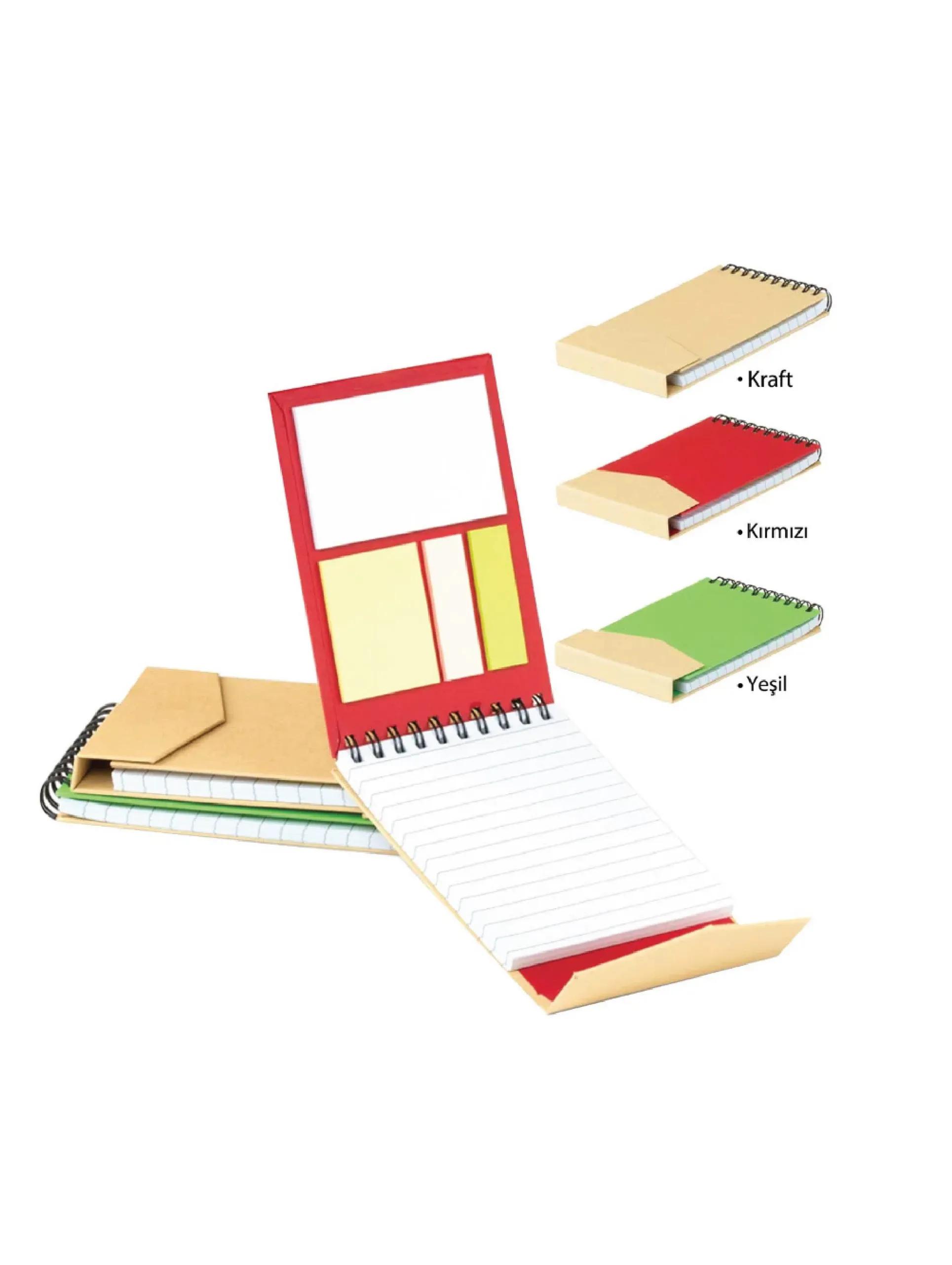 Promosyon Renkli Yapışkanlı Notluk ( 9 x 14 cm ) LGD-550