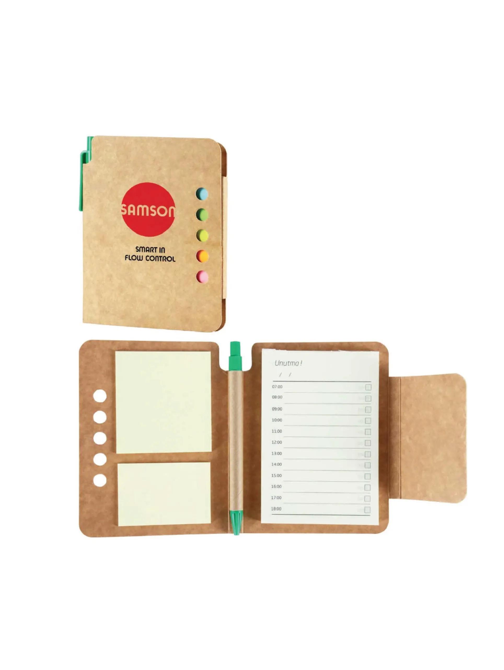 Promosyon Renkli Yapışkanlı Notluk ( 14 x 10,7 cm ) LGD-600
